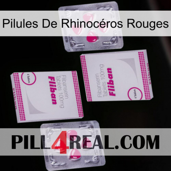 Pilules De Rhinocéros Rouges 33